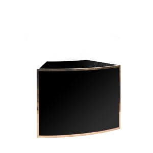 Avenue 1/8 Bar Rond - Or et Noir