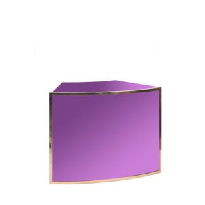 Avenue 1/8 Bar Rond - Or et Fuchsia