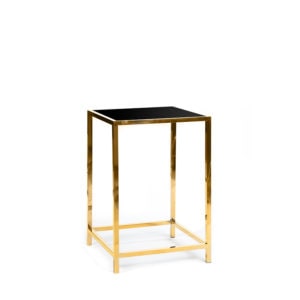 Capital Table à cocktail - Or et Noir