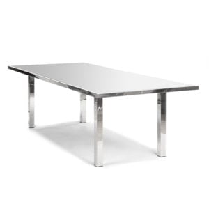 Prescott Table à manger - Argent