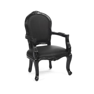 Windsor- Fauteuil- Noir