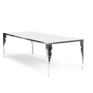 Bogart Table à manger - Blanc