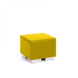 Cube Ottomane Carré - Jaune