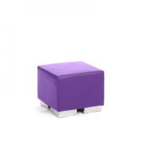 Cube Ottomane Carré - Mauve
