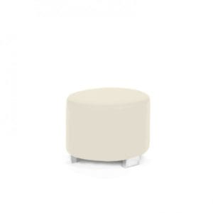 Dot Ottomane Circulaire - Crème