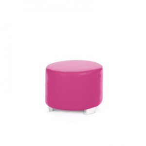 Dot Ottomane Circulaire - Fuchsia