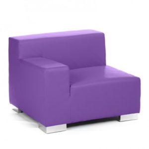 Mondrian Extrémité Droite - Mauve