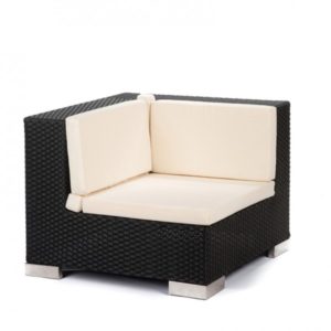 Savoy Sofa Modulaire Coin - Noir et Crème