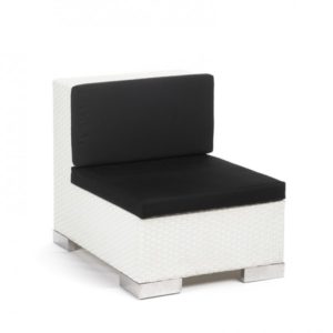 Savoy Sofa Modulable Milieu  -  Crème et Noir