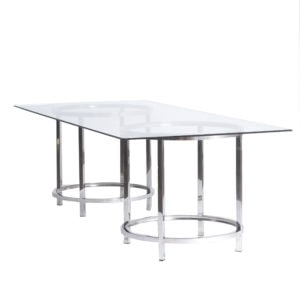 Table à Diner Majestic Argent