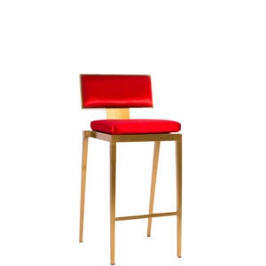 Tabouret Manhattan - Velour Rouge