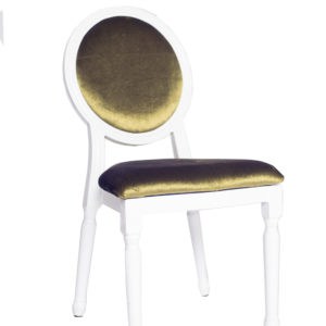 Louis XV Velour Olive