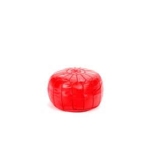 Red Marrakesh Pouf