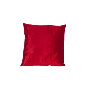 Coussin Velour - Rouge