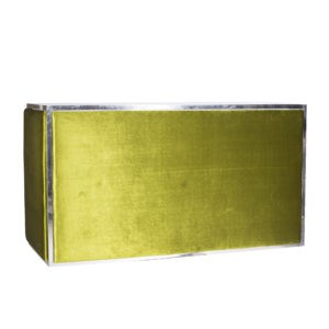 Panneaux devant et coté en Velour Vert Electrique - Bar 6'
