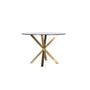 HARLOW TABLE D’APPOINTE OR – VERRE 36″