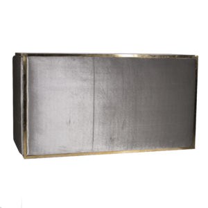 Panneaux devant et coté en Velour Gun Metal - Bar 6'