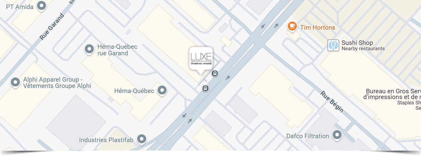 Location de mobiliers - Luxe Rentals