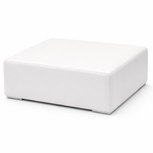 Canapé Mood blanc – module ottoman