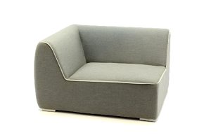 Sofa Nadi Left End Grey Flannel