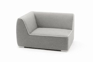 Sofa Nadi Ottoman Grey Flannel