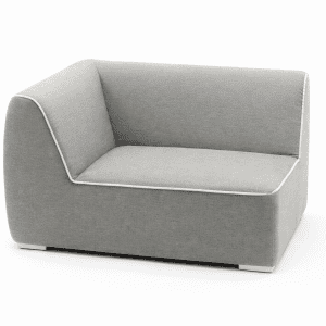 Sofa Nadi Ottoman Grey Flannel