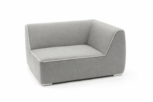 Sofa Nadi Ottoman Grey Flannel