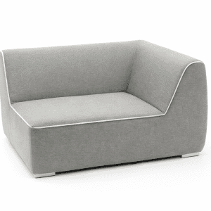 Sofa Nadi Ottoman Grey Flannel