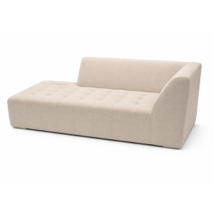 Sofa Eden Ivory Linen Lounge Right Side